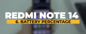 BATTERY PERCENTAGE