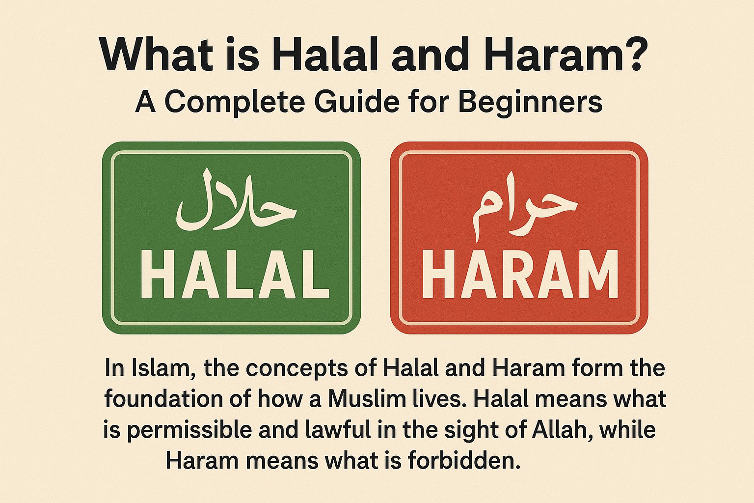 what is halal and haram