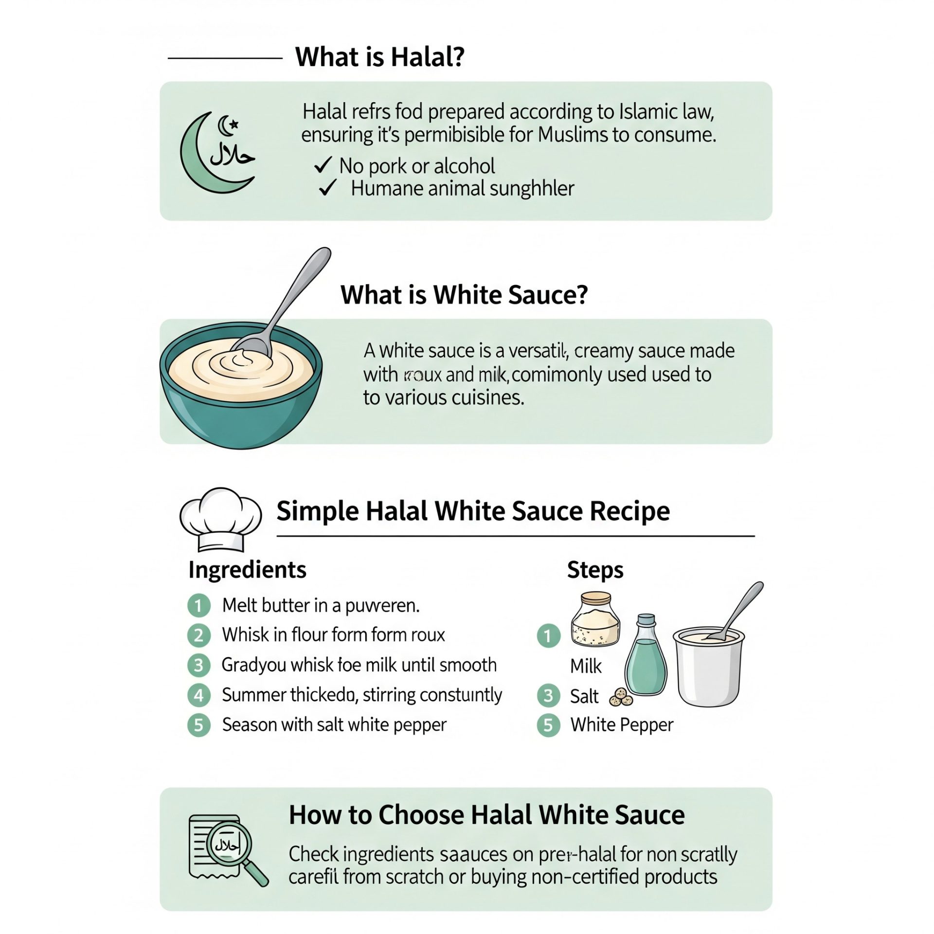halal food white sauce